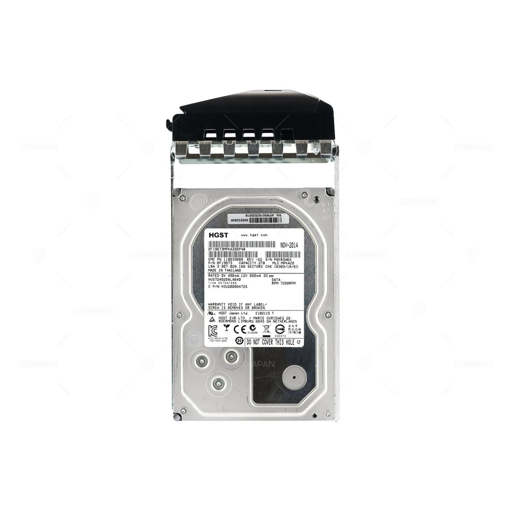 005032949 EMC DV HARD DRIVE 1TB 7.2K 6G SATA 3.5 LFF 512